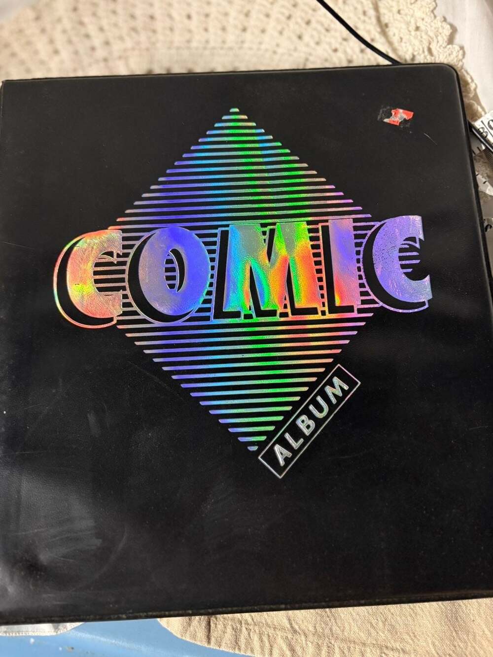 Vintage UltraPro 3" D-Ring Black Comic Book Album binder
